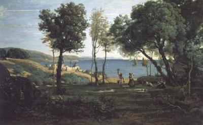Jean Baptiste Camille  Corot Site des environs de Naple (mk11) China oil painting art